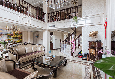 北京金科王府新古典風(fēng)格別墅裝修設(shè)計