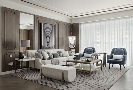 北京昆侖域新古典風(fēng)格軟裝設(shè)計