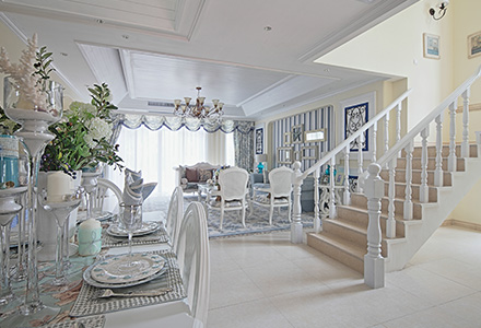 北京北辰紅橡墅地中海風(fēng)格別墅裝修設(shè)計(jì)