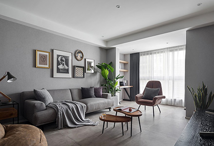 北京中國鐵建·花語金郡北歐風格軟裝設計